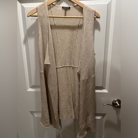 Eileen Fisher Italian Sweater Cardigan Vest‎ Size Medium - Picture 1 of 3